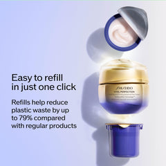 Shiseido Vital Perfection with ginseng extract supports firmer skin.