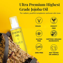 Shop LC Jojoba Oil hair application promotes shine and nourishment for all hair types.