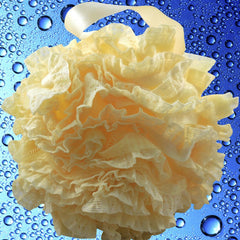 Shower Bouquet lavender loofah for soothing, gentle exfoliation.