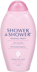 Shower To Shower Original Fresh body powder pack with three 13 oz bottles for daily use