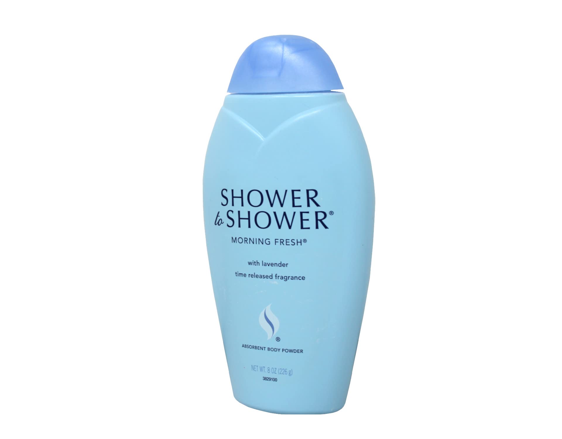 Shower To Shower Morning Fresh texture close-up showing absorption formula.
