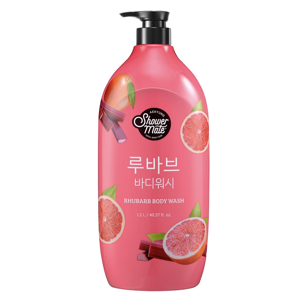 SHOWERMATE natural body wash lime bottle front, refreshing hydration for daily showers.