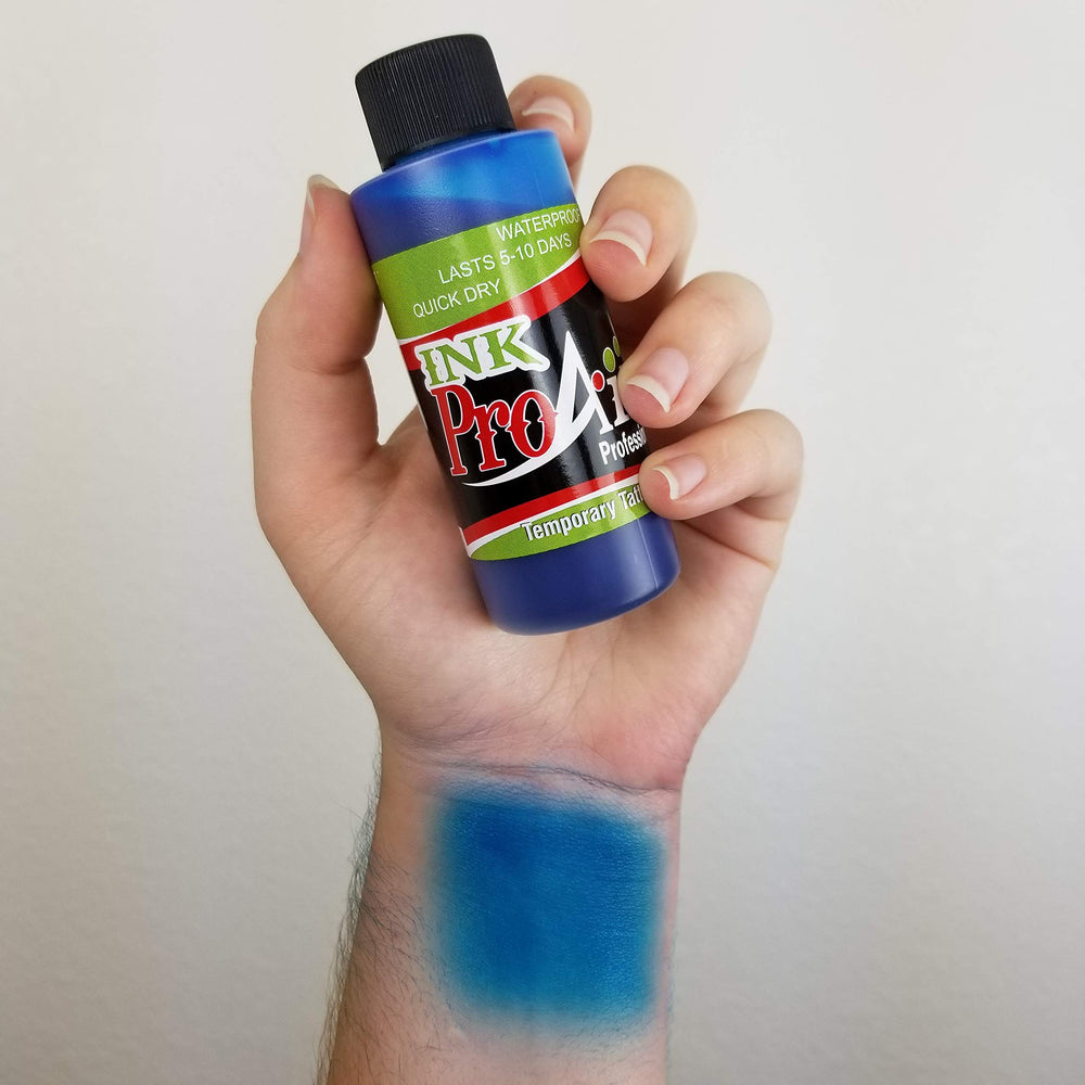 ShowOffs ProAiir Blue ink drops, smooth flow for clean airbrush lines