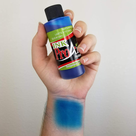 ShowOffs ProAiir Blue ink drops, smooth flow for clean airbrush lines