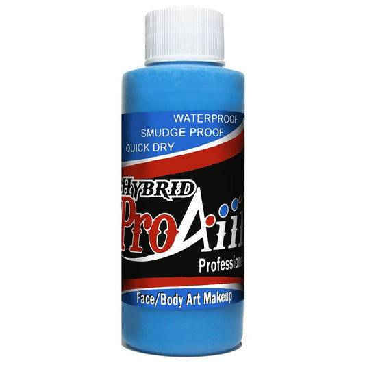 ShowOffs ProAiir Electric Blue face and body makeup for bold color and easy removal