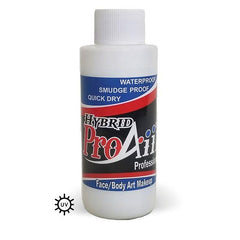 ShowOffs ProAiir Flo White bottle for face and body makeup with long-lasting color.