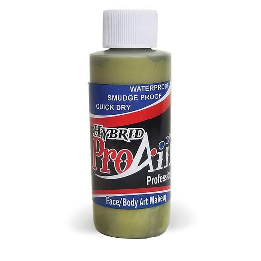ShowOffs ProAiir Mossy Green face and body makeup delivers vibrant color for events.