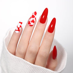 SHOYUM red bottle adds bold color option for statement manicure.
