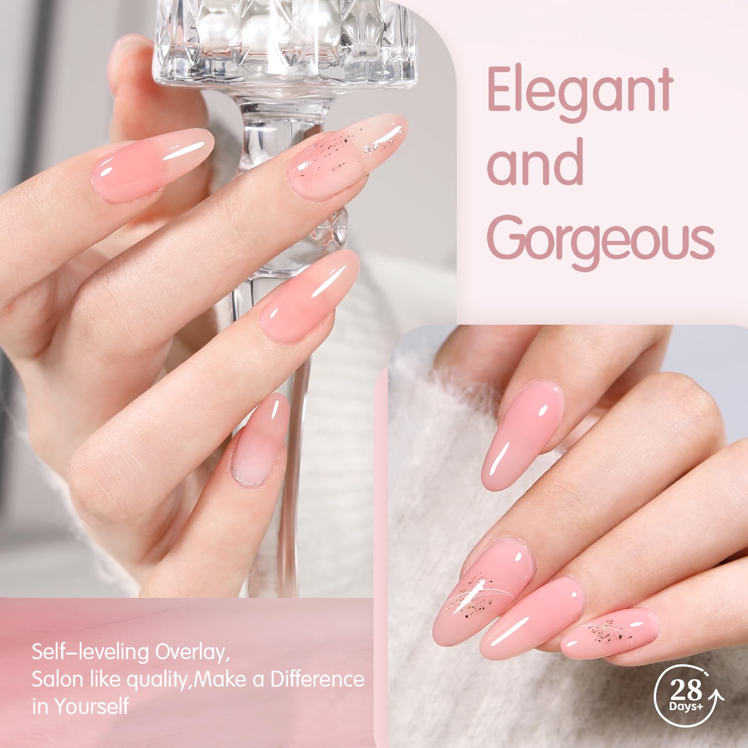 SHOYUM jelly gel shades ideal for swirl nails and DIY nail art