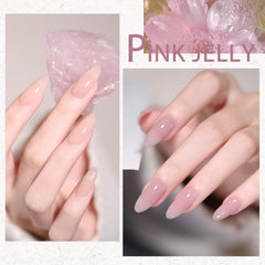SHOYUM Jelly Nude texture close-up reveals smooth gel consistency.