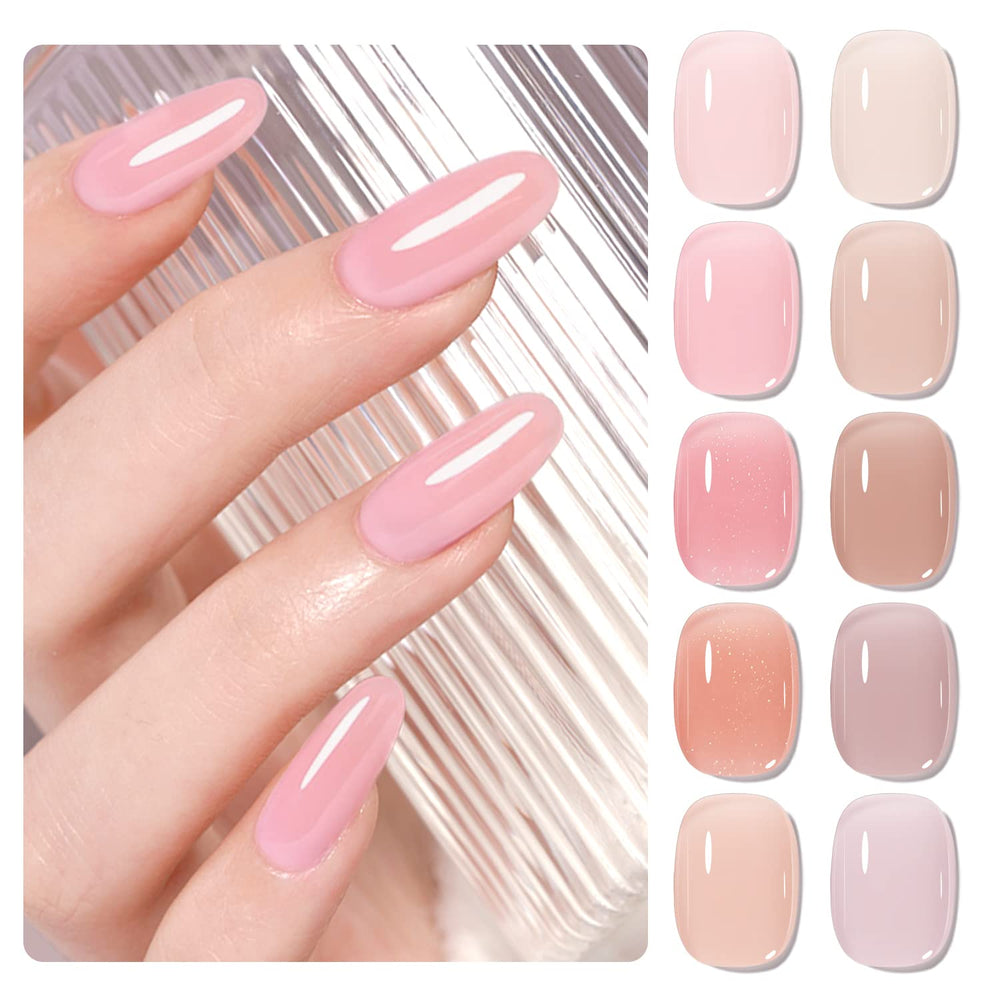 SHOYUM Jelly Pink kit enables convenient at-home manicures with friends.