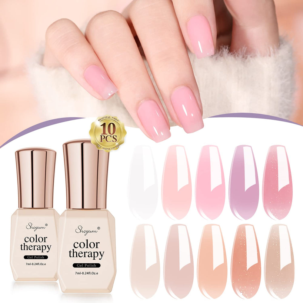 SHOYUM Jelly Pink set with long-lasting color through multiple layers for varied looks