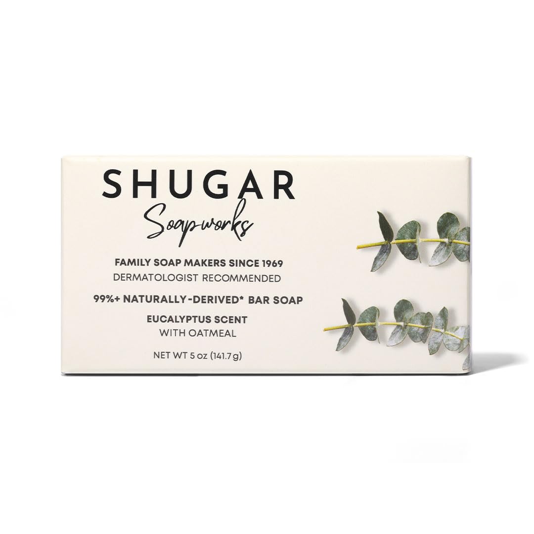 Shugar Soapworks Oatmeal Eucalyptus bar daily-use routine