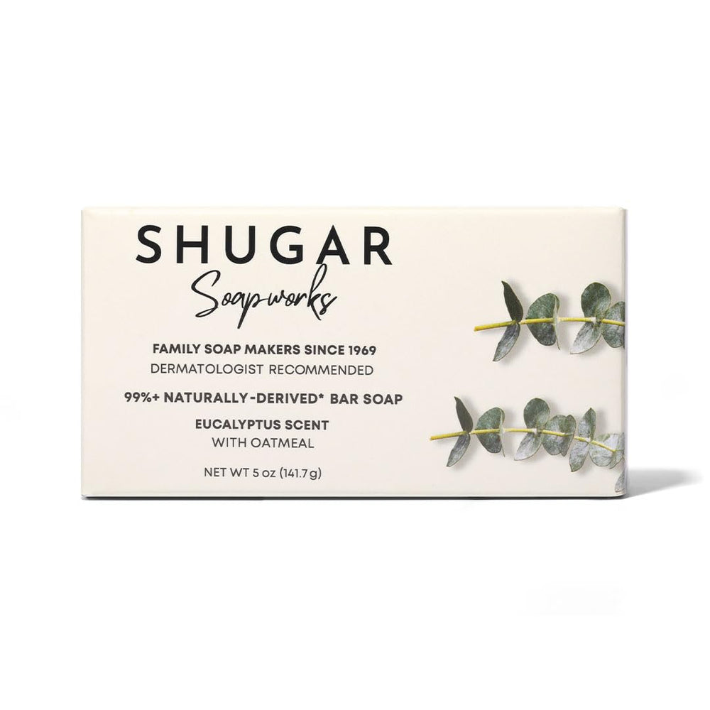 Shugar Soapworks Oatmeal Eucalyptus bar daily-use routine