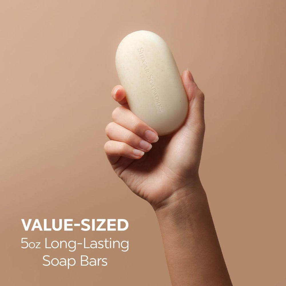 Shugar Soapworks Oatmeal Eucalyptus bar for hands washing
