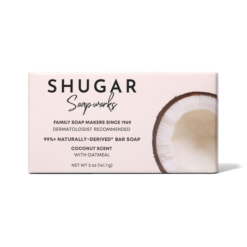 Natural-derived ingredients for the Shugar Soapworks bar.