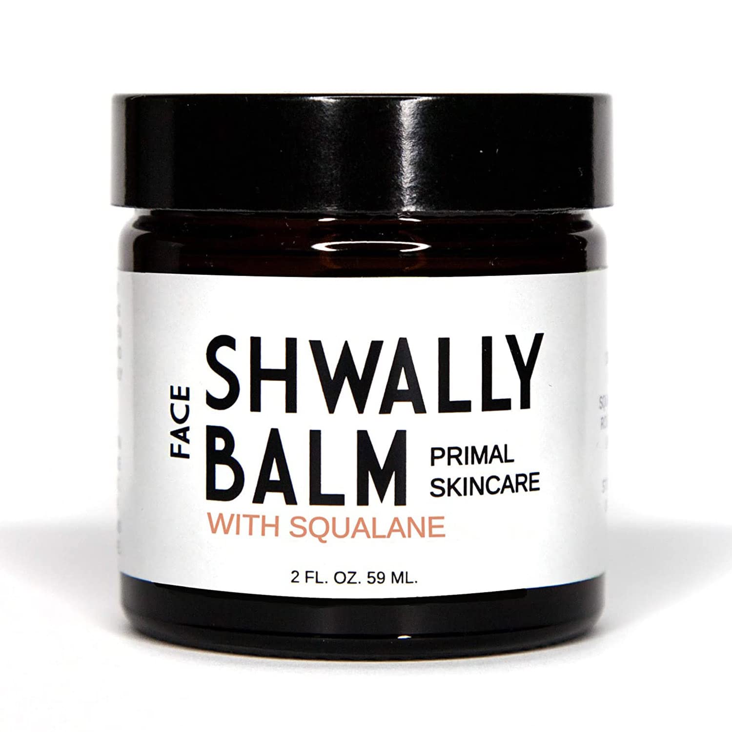 Shwally Primal Beauty Squalane Face Balm bottle ready for daily nourishment on your vanity
