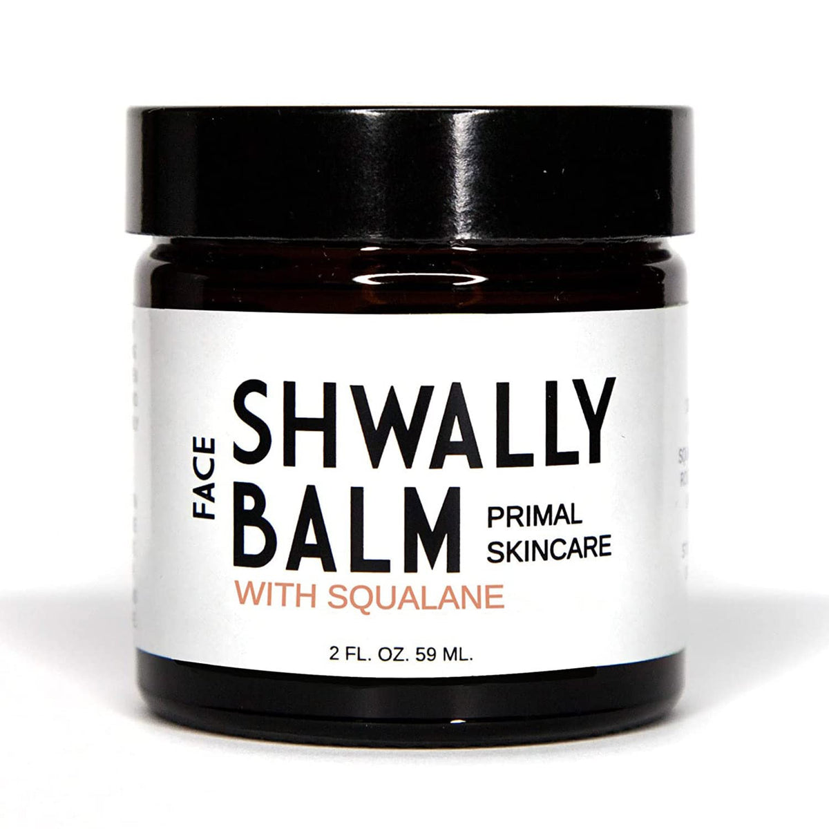 Shwally Primal Beauty Squalane Face Balm bottle ready for daily nourishment on your vanity