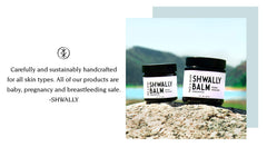 Grass-fed tallow base of Shwally balm seen in natural light for nourishing care