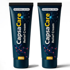 Shwfhi CapsaCare cream packaging shown for convenient grab-and-go relief.