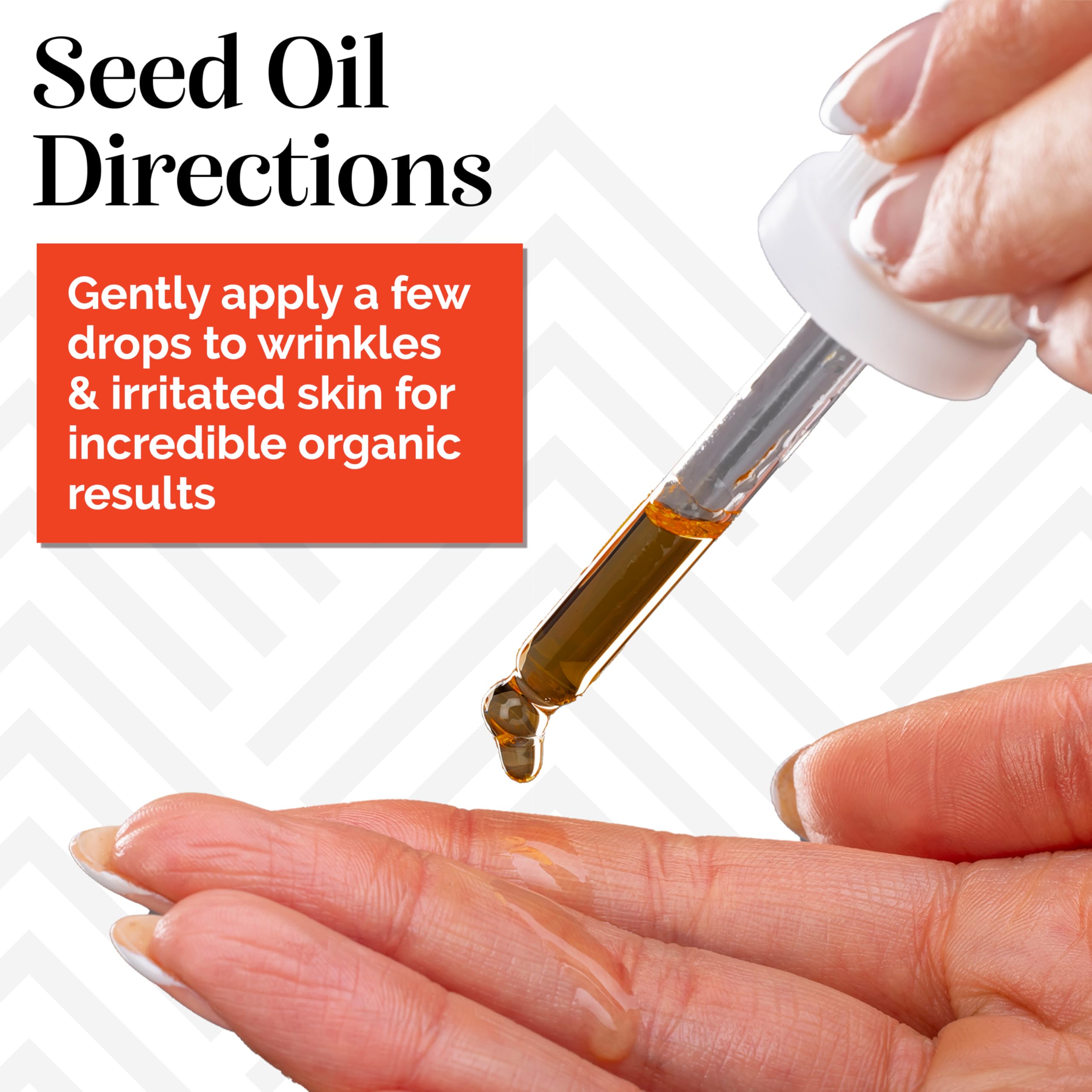Amber glass bottle protects the sea buckthorn oil's potency.