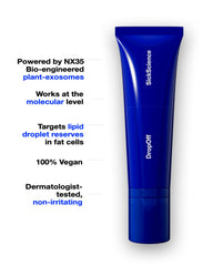 Dermatologist-tested SickScience DropOff cream suitable for sensitive skin.