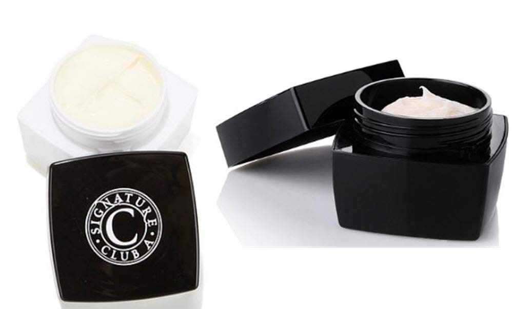 Signature Club A Ounce of Gold Day Cream Pump—intense hydration with SPF 30+.