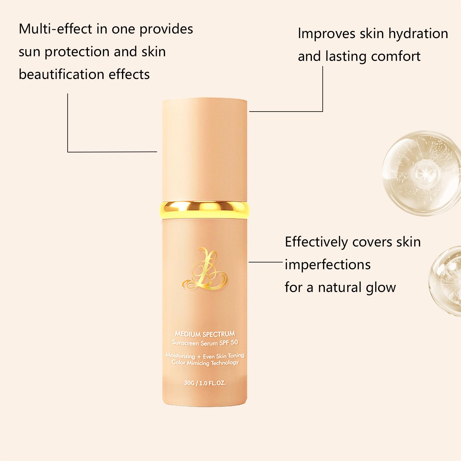 Sigoyi Foundation 4-in-1 full-coverage application highlights seamless blending on skin