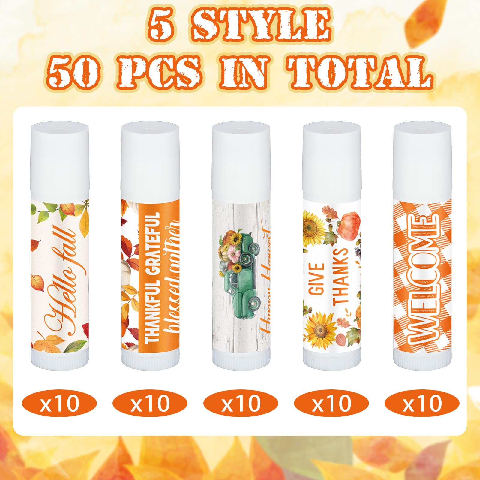 Siifert maple leaf lip balm, perfect for holiday gifting and cheer.