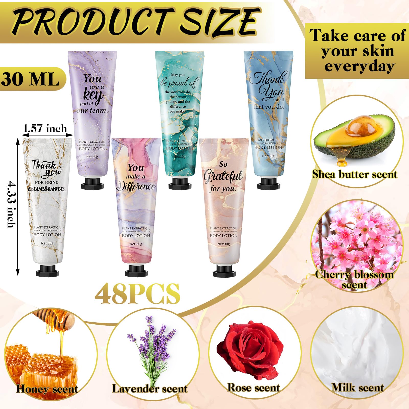 Siifert mini body lotion lavender, calming aroma and easy application
