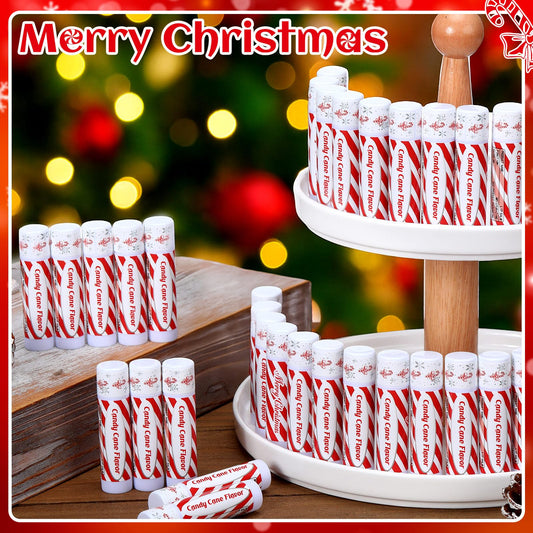 Siifert peppermint candy scent lip balm close-up, perfect for stocking stuffers