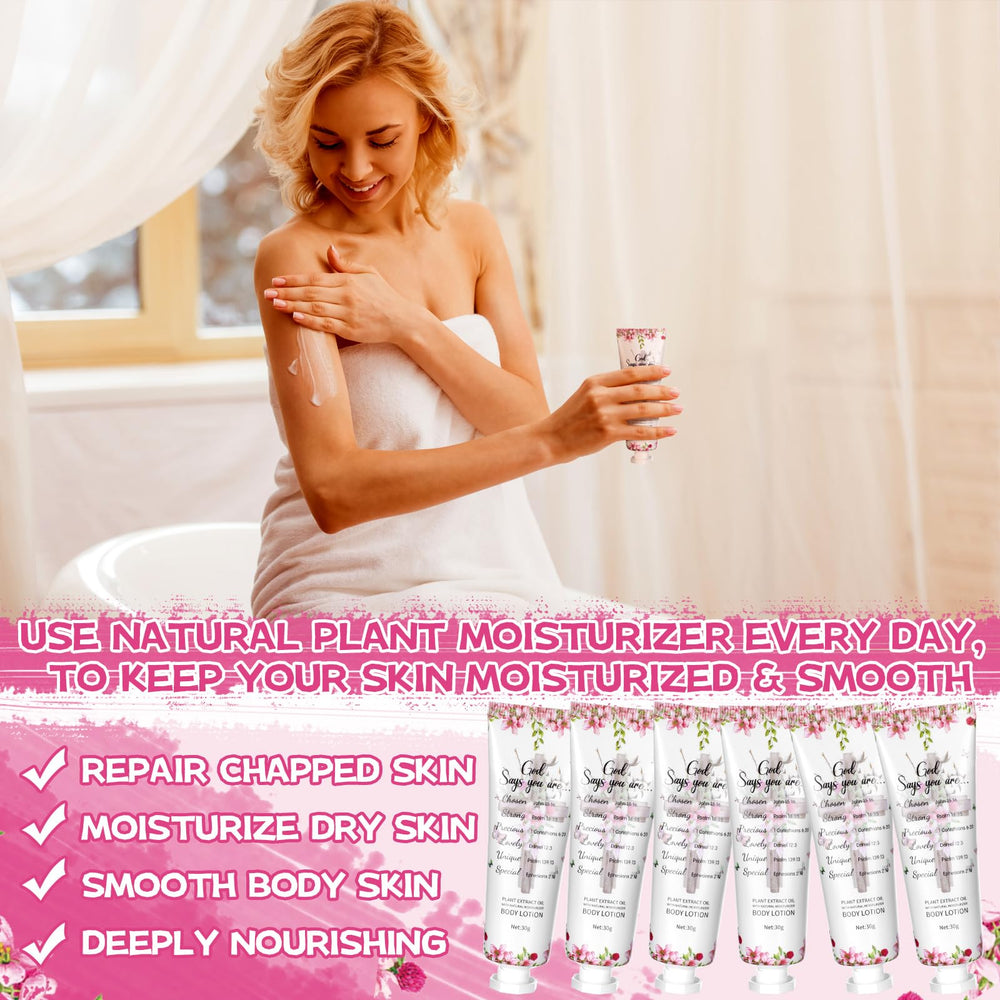 Siifert travel-size body lotion 30ml fits in purses and bags.