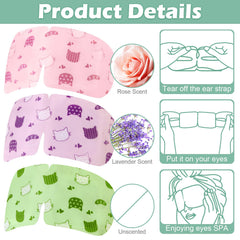 Silicherry unscented steam eye mask for sensitive eyes and calm warmth.