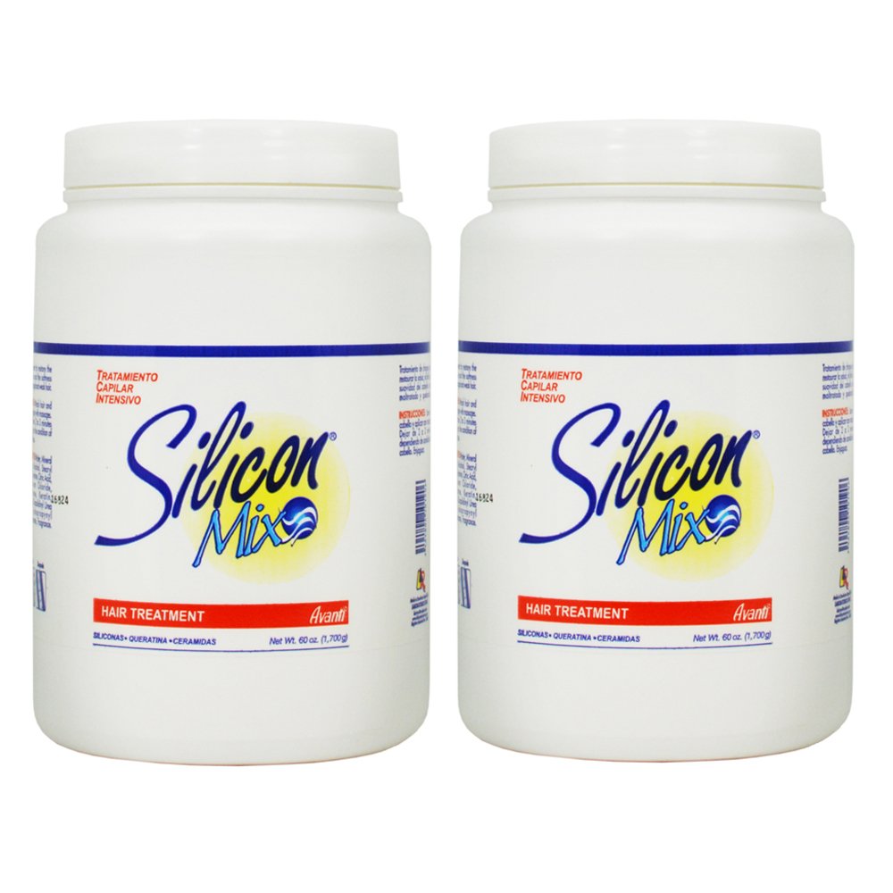 Silicon Mix Intensive Hair Treatment 60oz pack of 2 bottle front view for deep conditioning