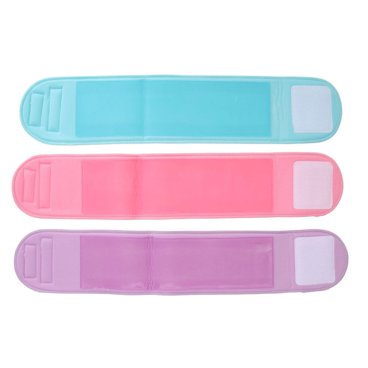 Silicone Neck Wrinkle Pads with Strap pack of 3 for reusable hydration