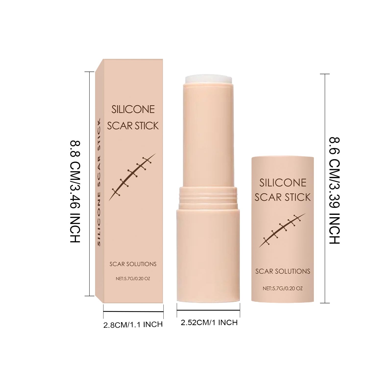 Silicone Scar Stick with centella onion extract supports gentle recovery.