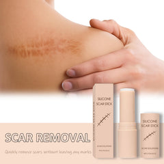 Silicone Scar Stick portable design enables convenient on-the-go scar care.