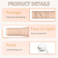 Silicone Scar Stick two-pack packaging helps budget-friendly scar care.