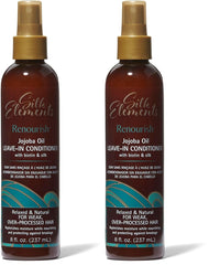 Silk Elements Jojoba Oil Leave-In Conditioning Spray pack 2 hero image revives hair