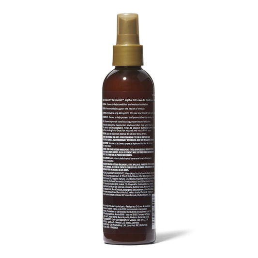 Silk Elements Jojoba Oil Leave-In Conditioning Spray lifestyle image nourishes relaxed or natural hair