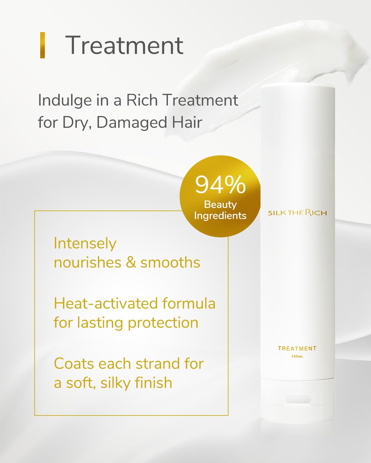 SILK THE RICH bathroom setup ready for daily care routine.