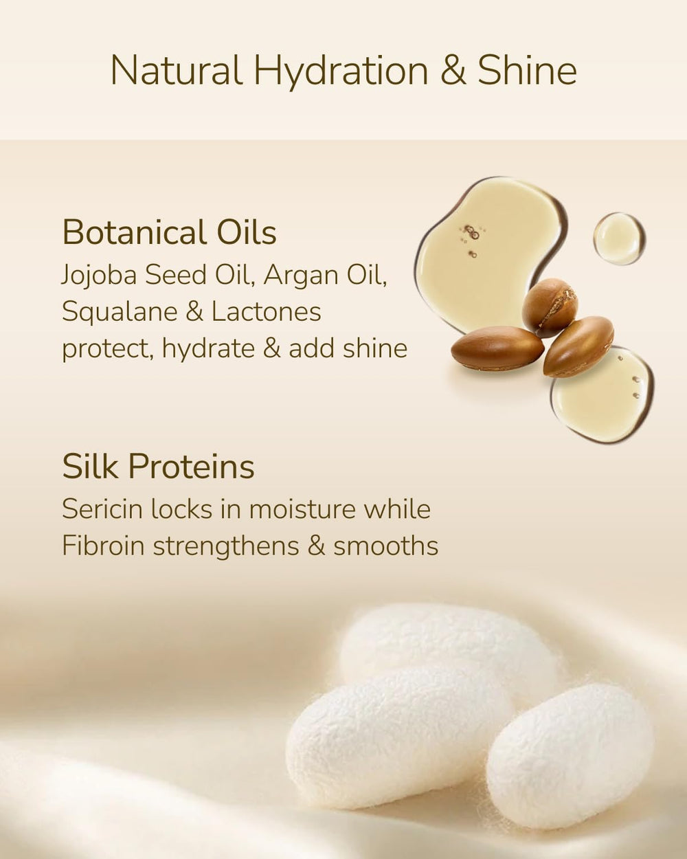 SILK THE RICH silky finish delivers a glossy, polished look.