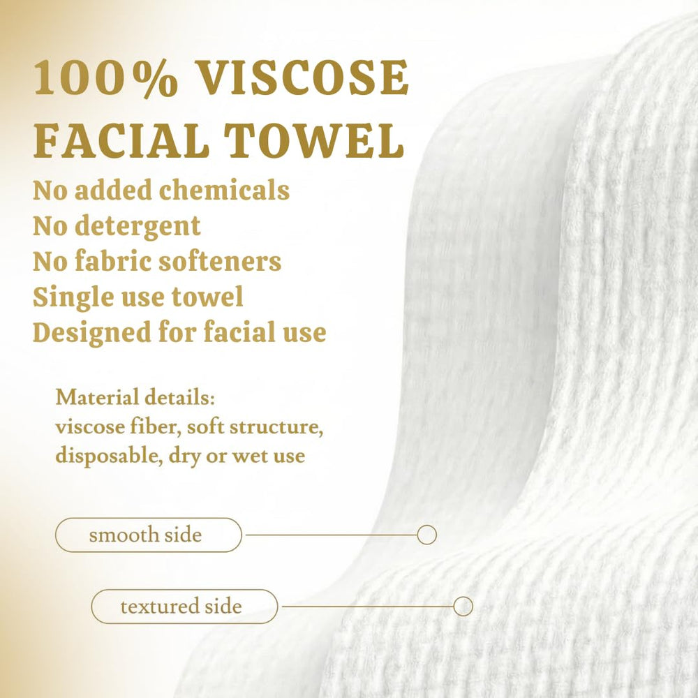 Silklean Glow Go XL towel demonstrating large size for complete facial care.