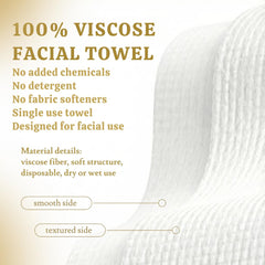 Silklean Glow Go XL towel demonstrating large size for complete facial care.