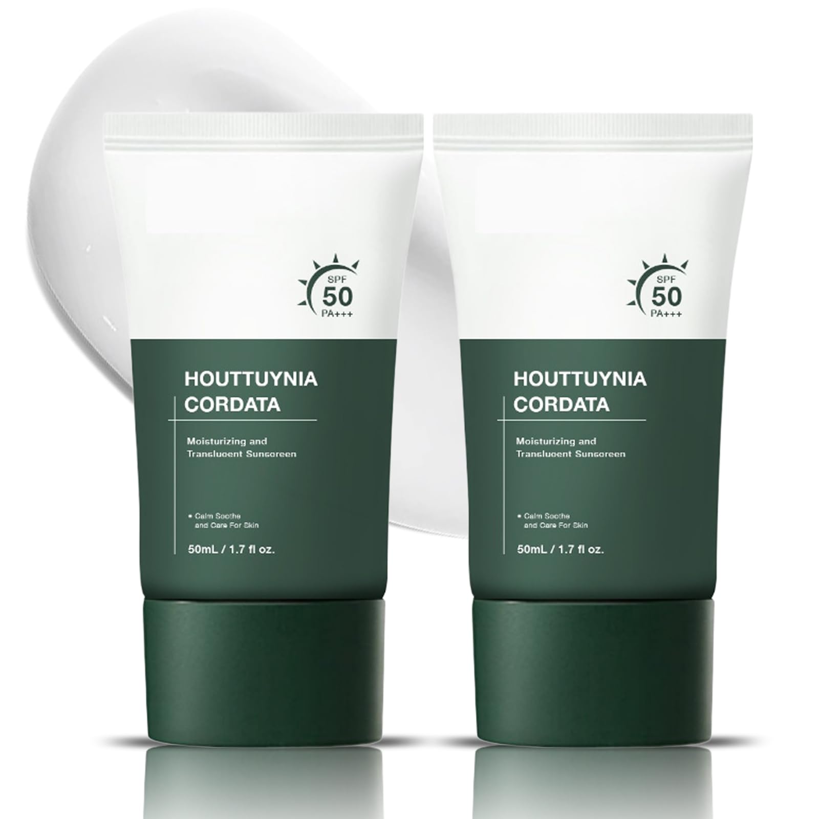 Silky Moisture Sunscreen bottle shows hydrating daily protection with a light finish