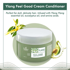 SILKY Technobasic Ylang Rinse ingredients with ylang ylang and eucalyptus