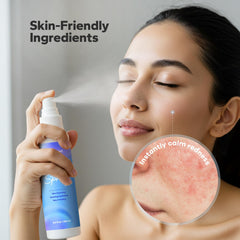 SilkySecret HOCL spray safely cleans eyelash adhesive.