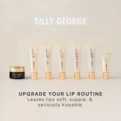 Silly George Lip Gloss Revival packaging details with gold cap