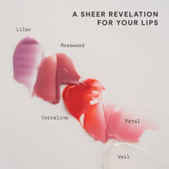 Silly George Lip Gloss Revival on lips with sheer color and shine