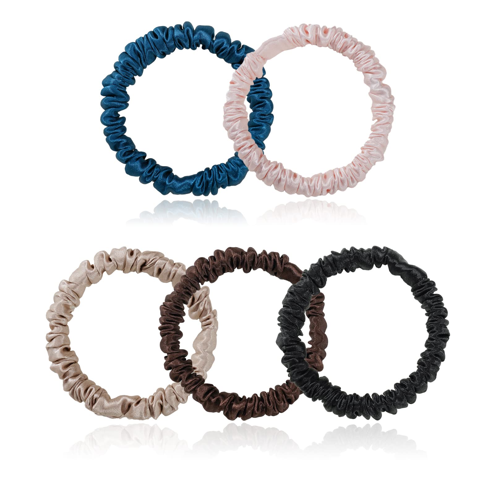 Silmer Silk Scrunchies pink fabric ready for smooth, snag-free wear